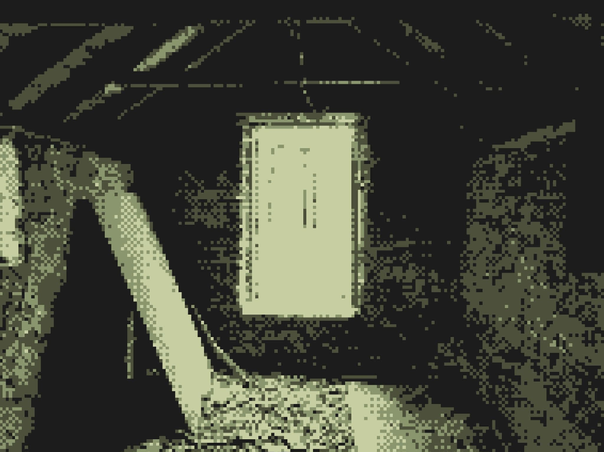 a dilapidated attic